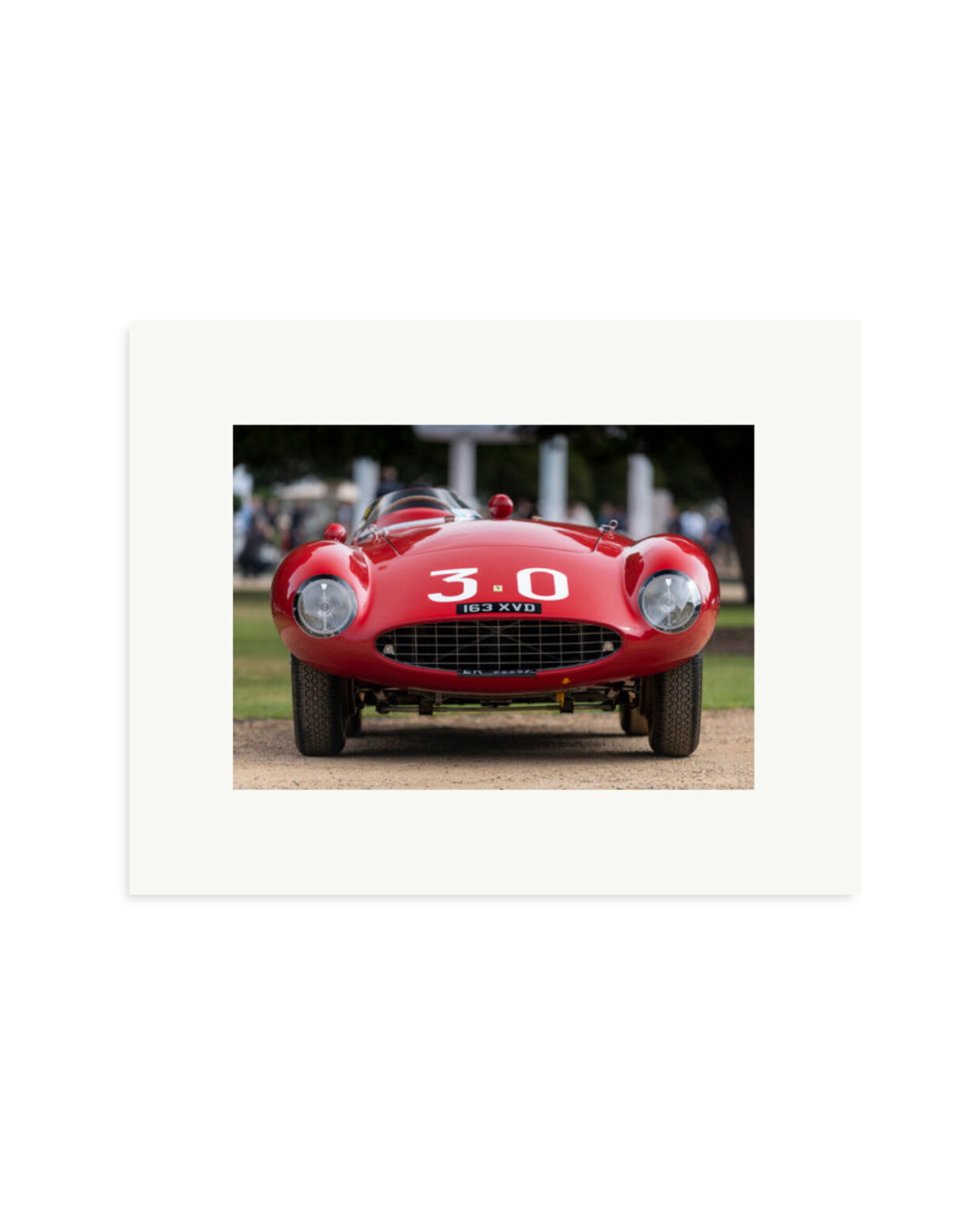 1954 Ferrari 500 Mondial Print Only / Small