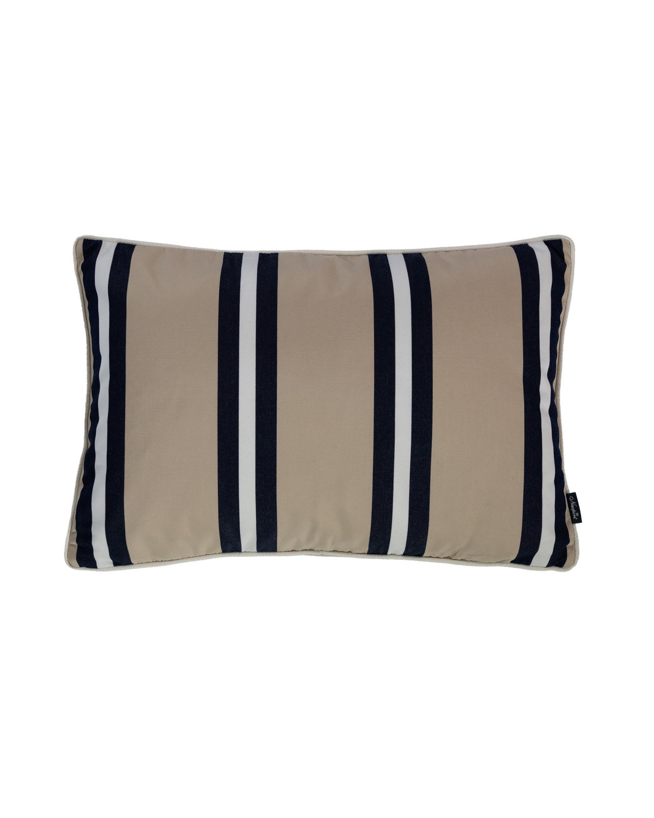 Cricket Stripe kuddfodral beige/blå