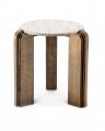 Albion Side Table Antique Brass
