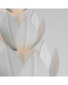 Alberto 70" Floor Torchiere Plaster White