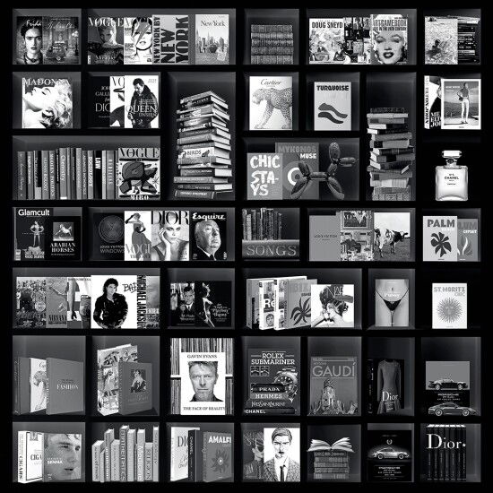 Book Case Fashion svart