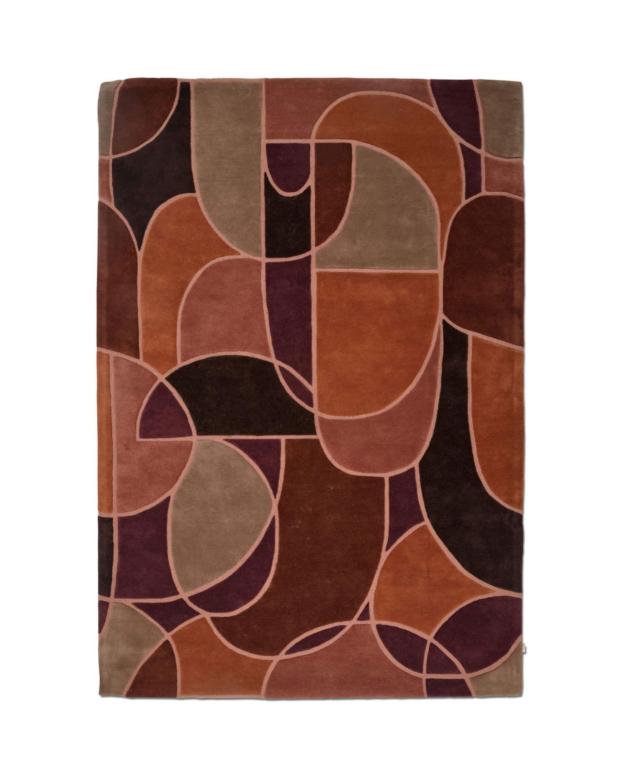 Modern Abstract tæppe multi rost