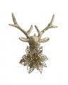 Clover Reindeer Ornament Champagne