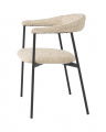 Julio Dining Chair Bouclé Sonata Cream 2-set