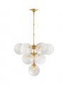 Cristol Tiered Pendant Antique Brass