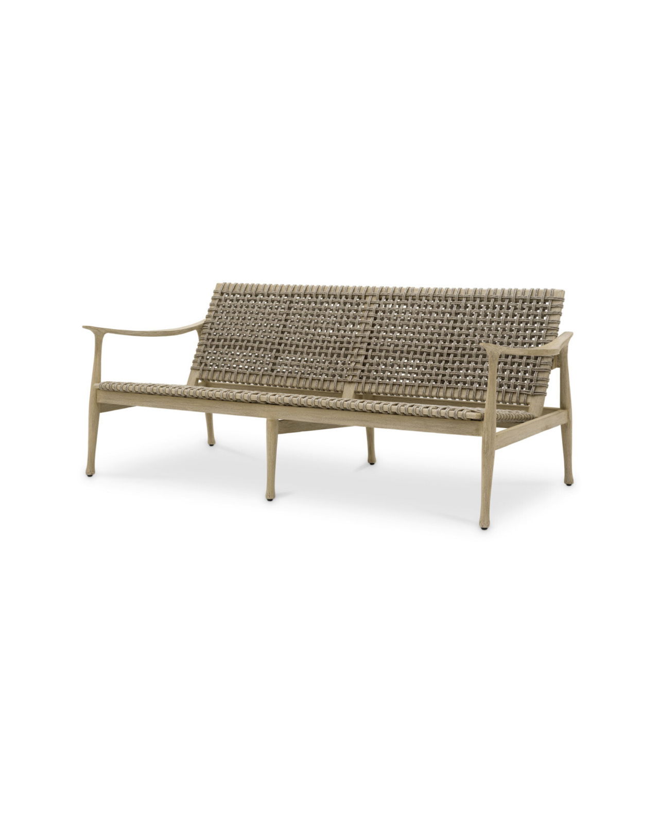 Manzo sofa greige rope