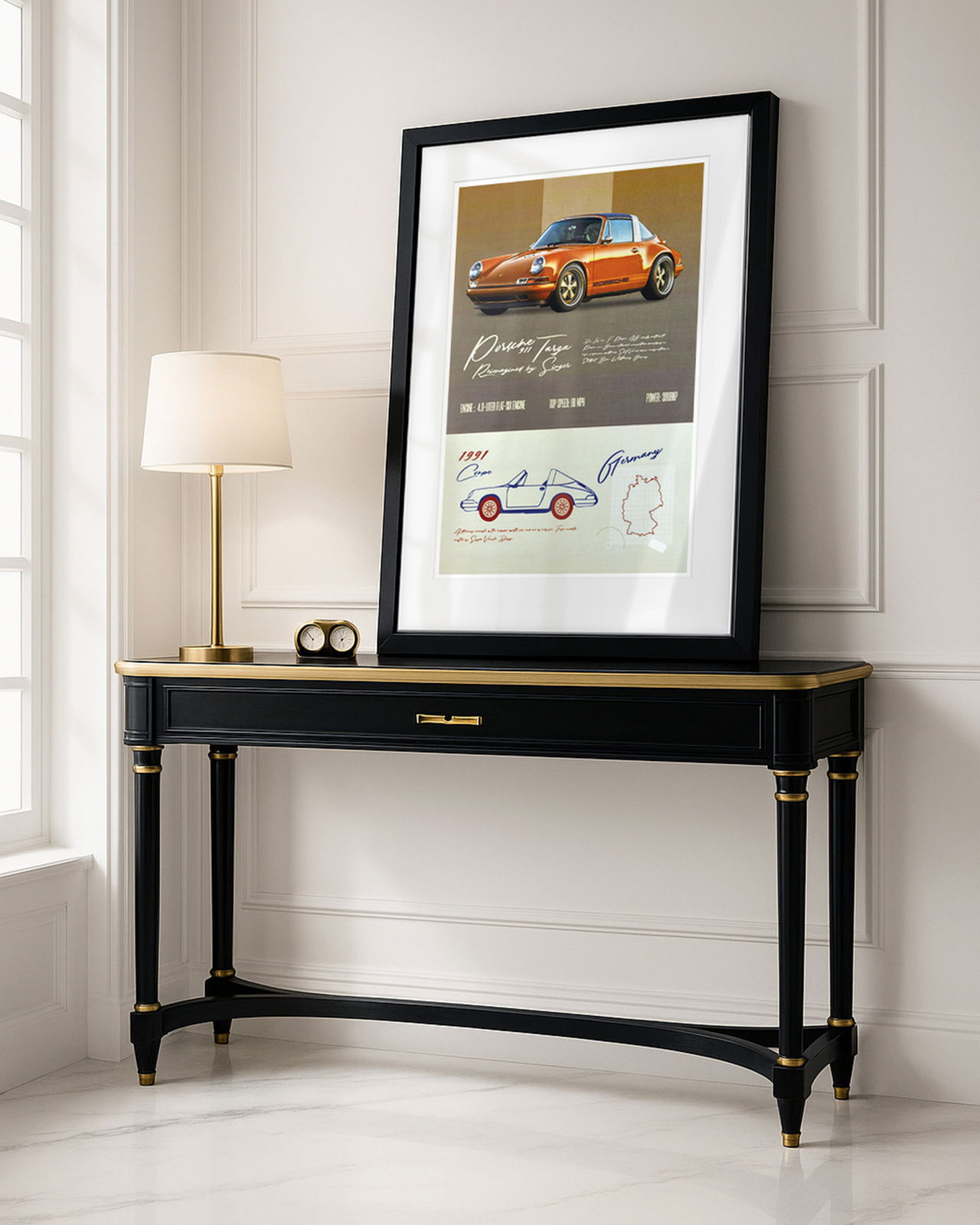 Porshe 911 Targa Red