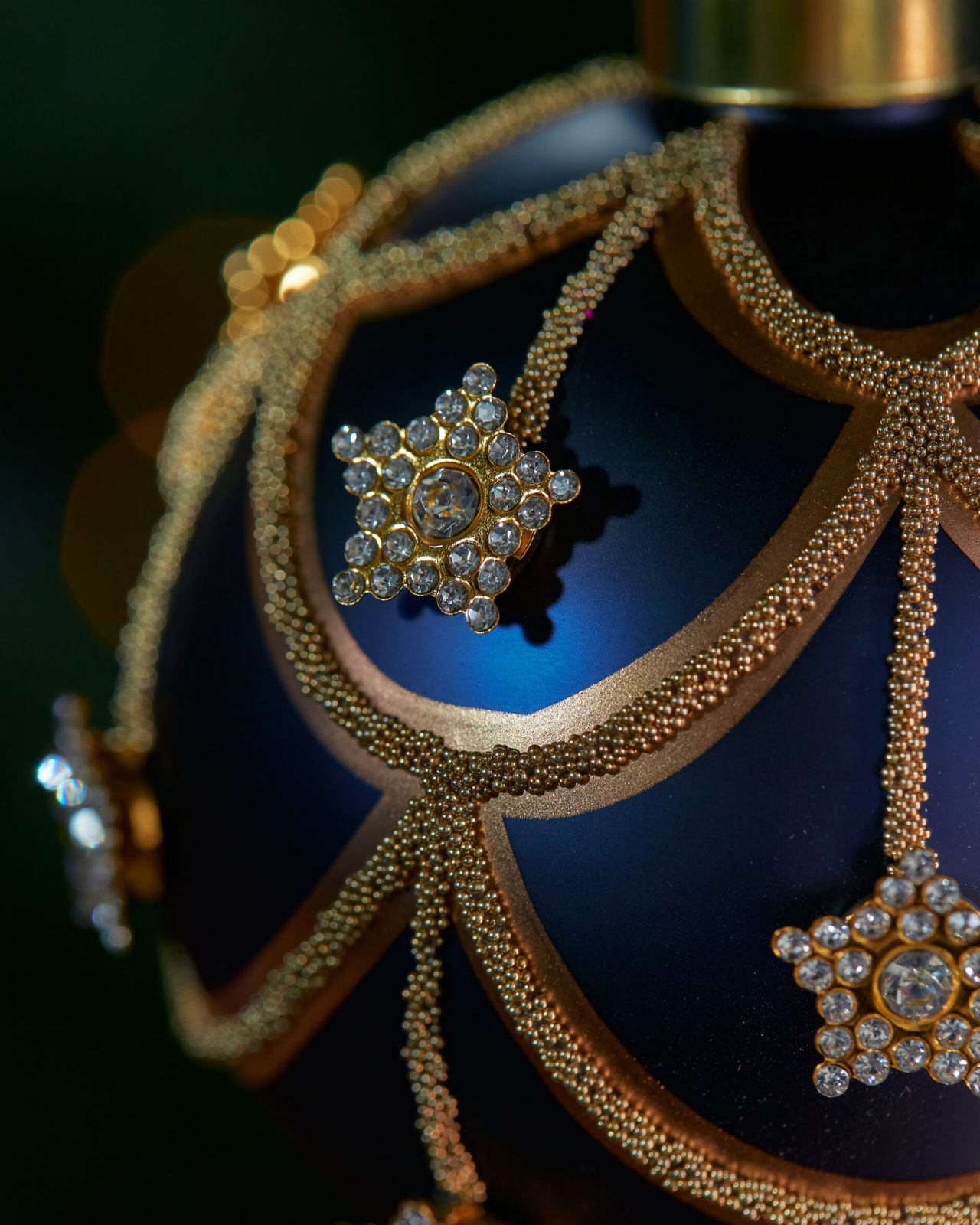 Astra julkula blå/guld