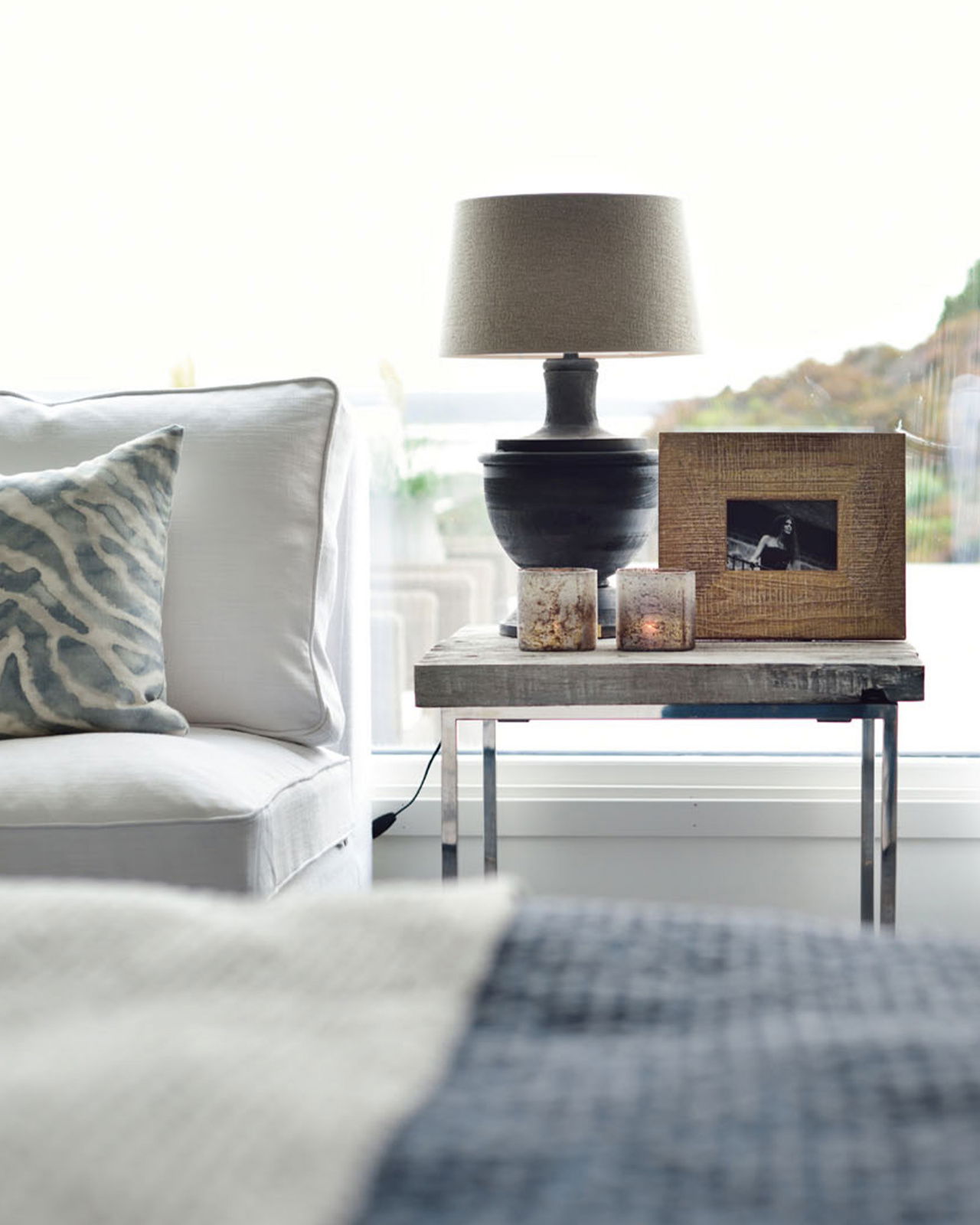 Capri lampefot svart