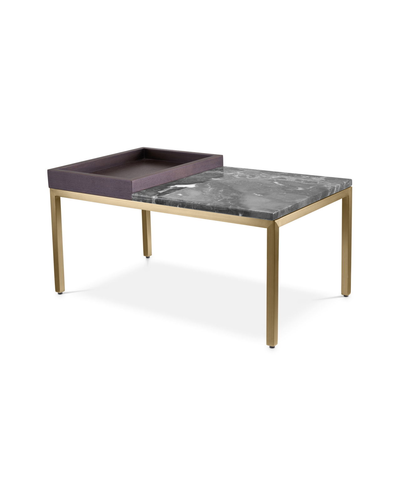 Forma Side Table Brushed Brass