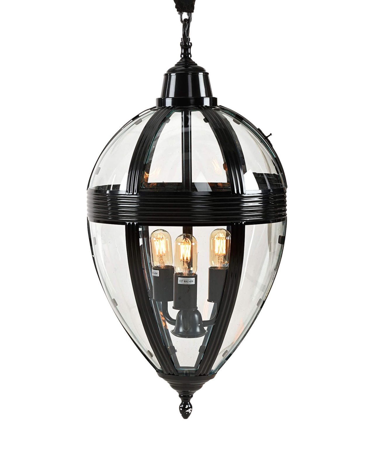 Timeless Drop taklampa svart