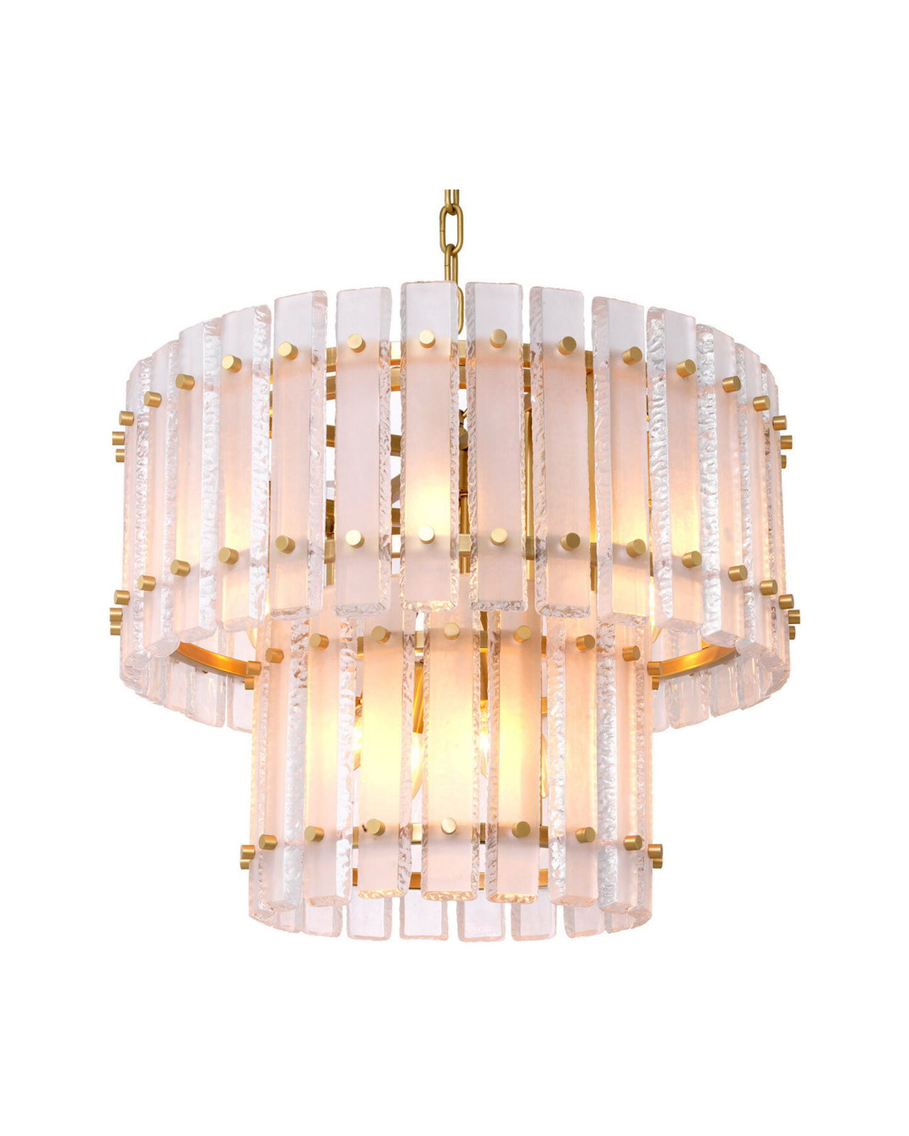 Blason kroonluchter antiek messing