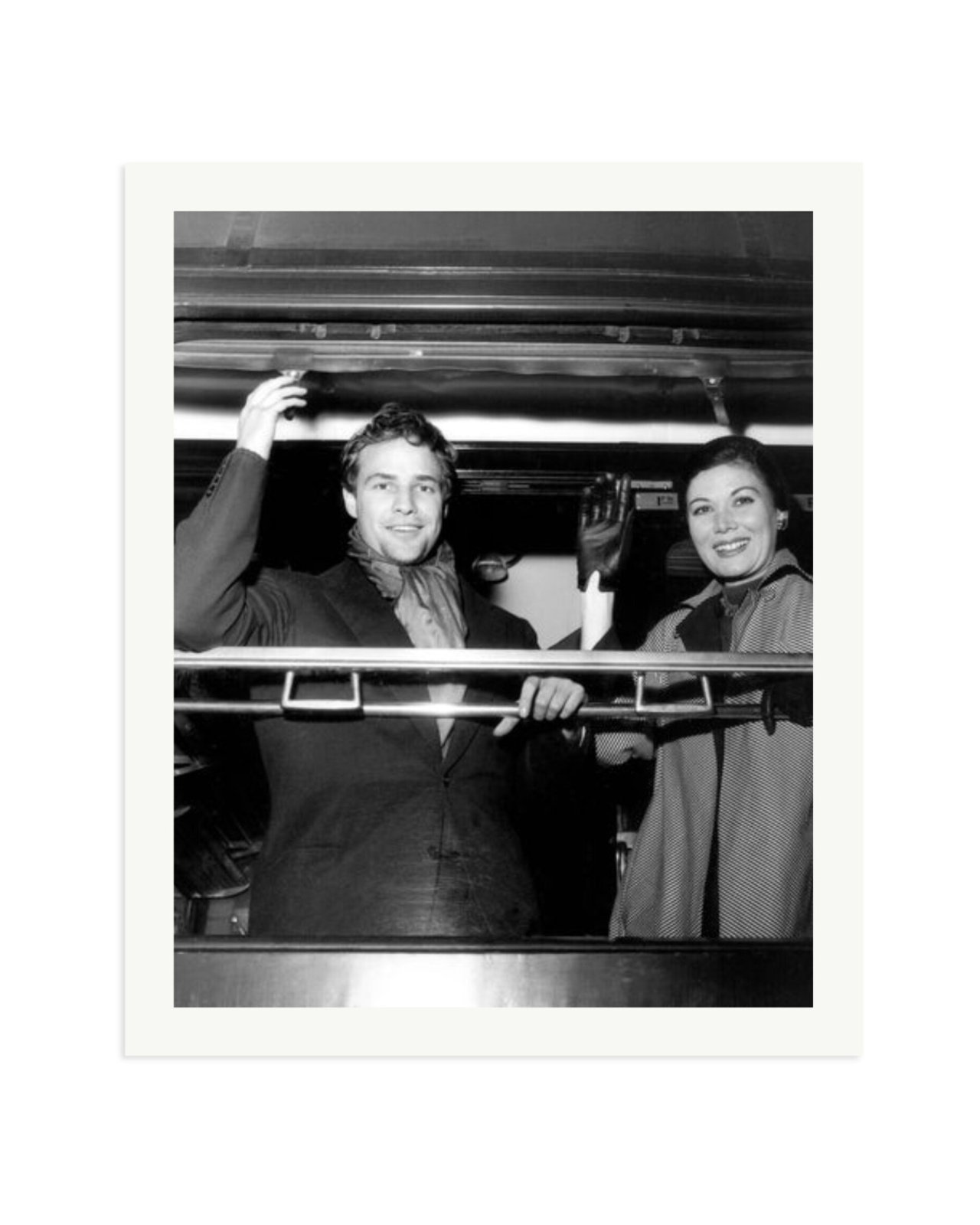 Marlon Brando and Rakia Ibrahim Print Only / XXL
