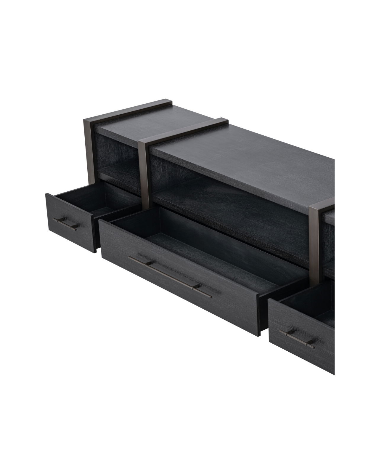 Canova mediabænk charcoal grey
