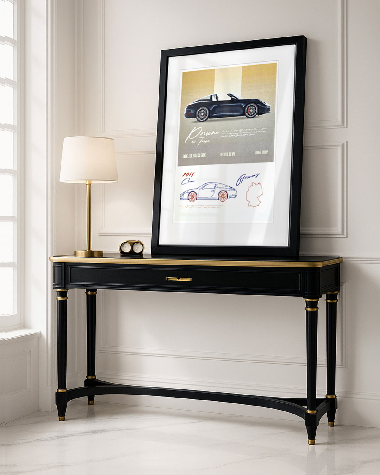 Porsche 911 Targa Black