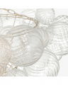 Talia 46" Chandelier Burnished Silver Leaf