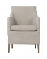 Avignon Dining Chair Sophie linen Black