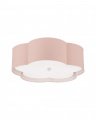 Bryce Flower Flush Mount Pink and White Large