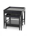 Bleeker sidobord svart 2-pack OUTLET