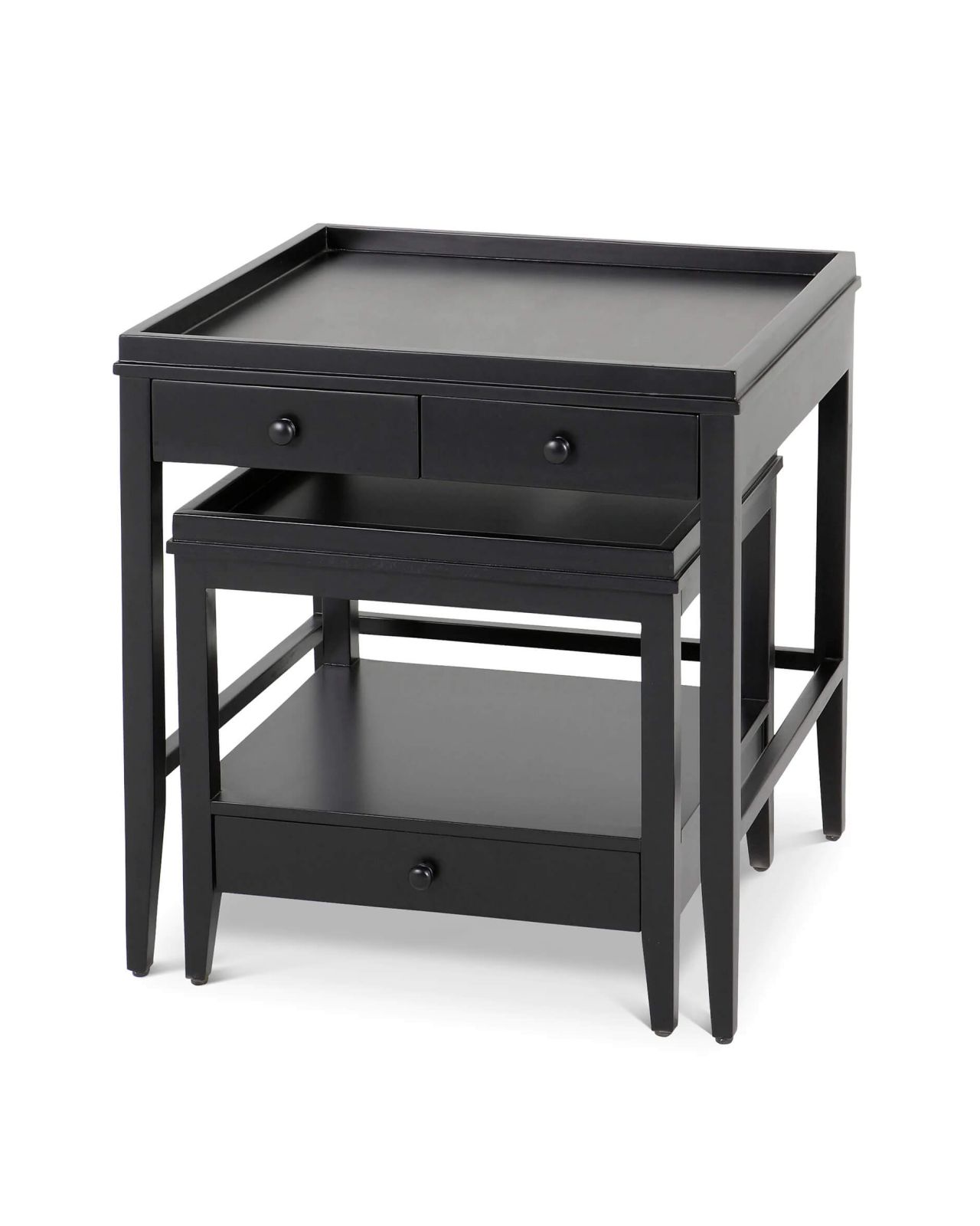 Bleeker sidobord svart 2-pack OUTLET