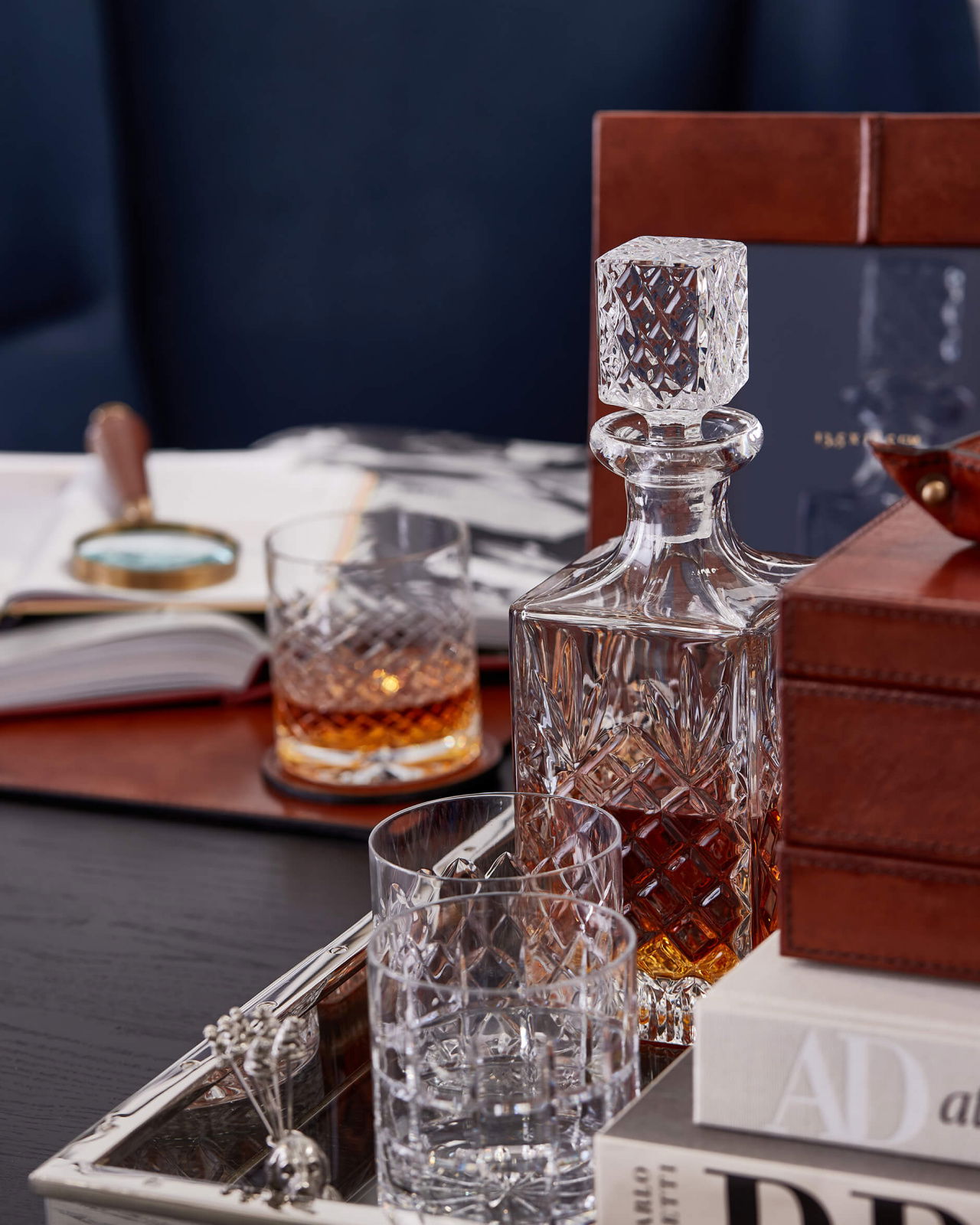 JFK dekanter kristall