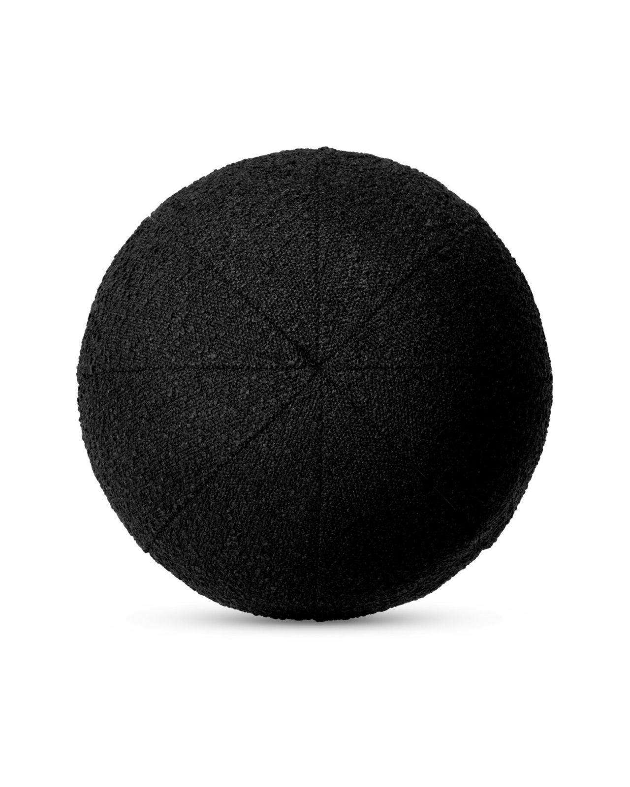 Palla rund kudde bouclé black