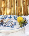 Fontane Bianche Serving Dish Blue