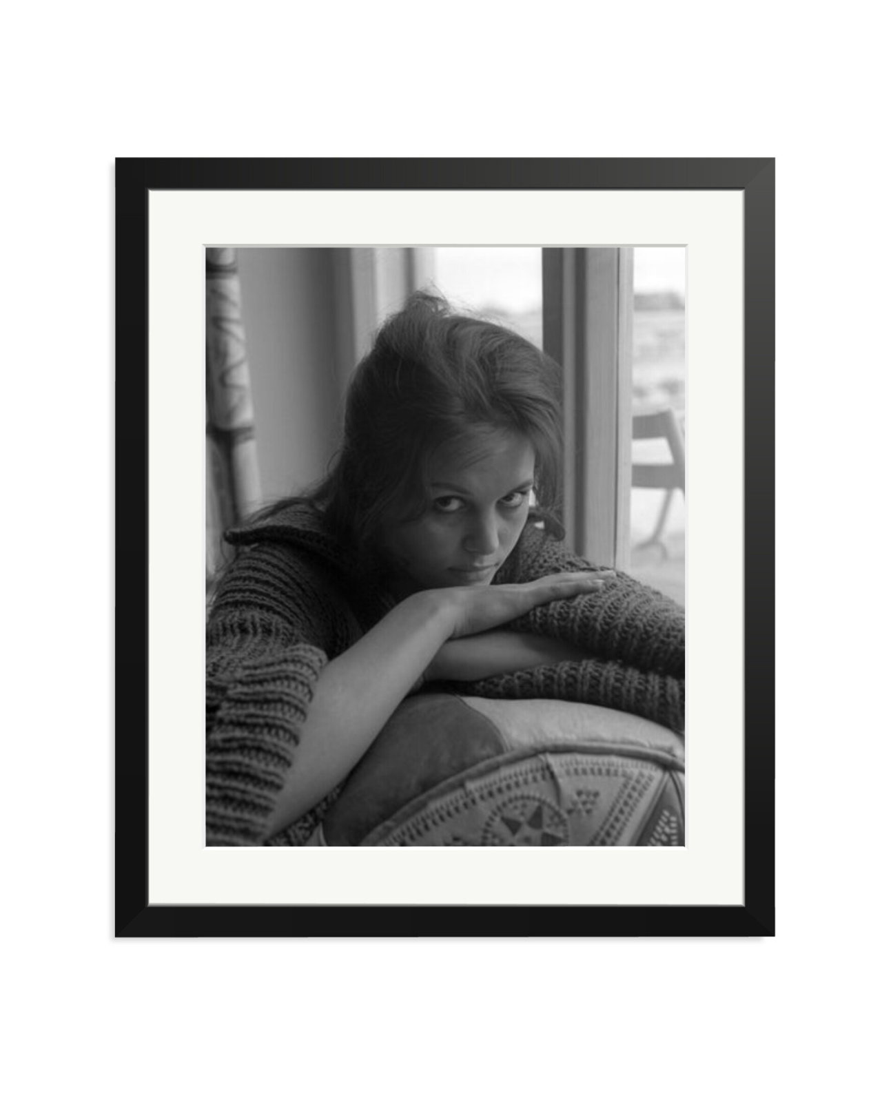 Claudia Cardinale Staring Black / Large