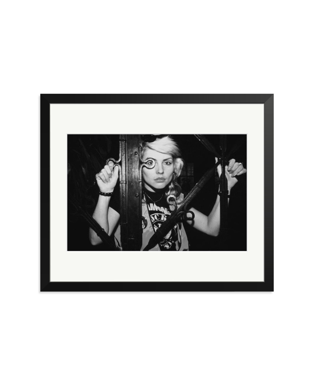 Debbie Harry of Blondie Black & White Black / Large