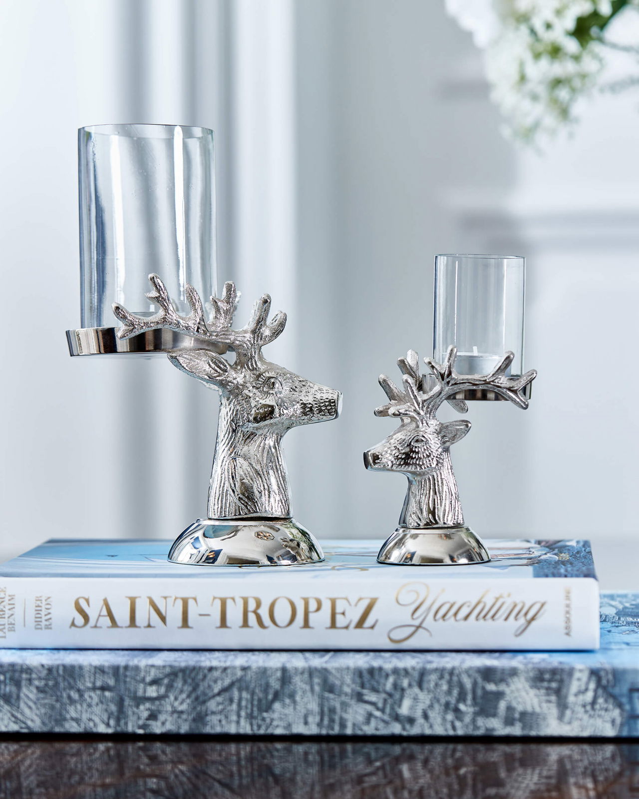 Hjort ljushållare L