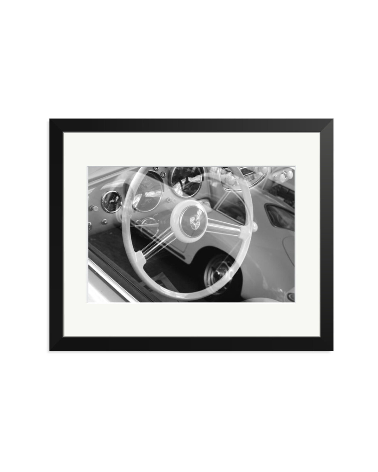 Porsche Steering Wheel Black / Medium