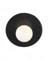 Nodes Large Angled Sconce Midnight Black