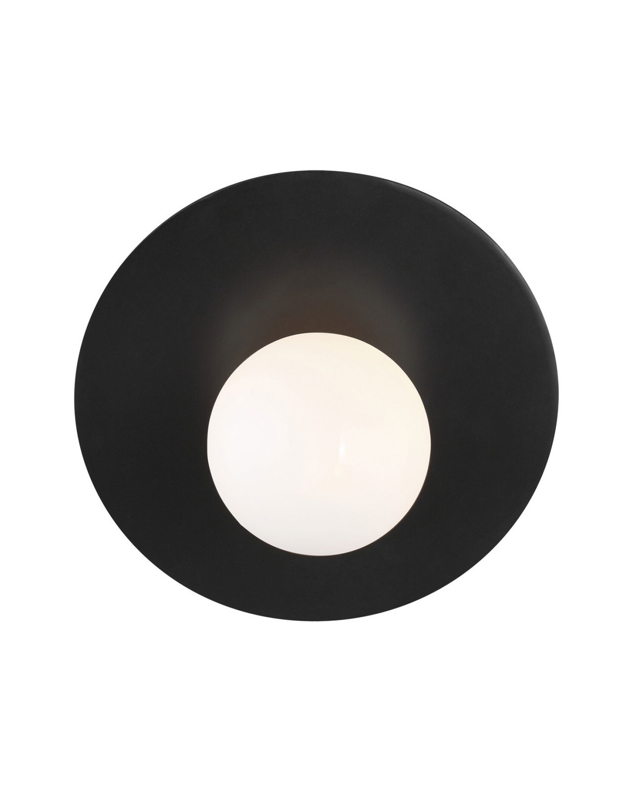 Nodes Large Angled Sconce Midnight Black