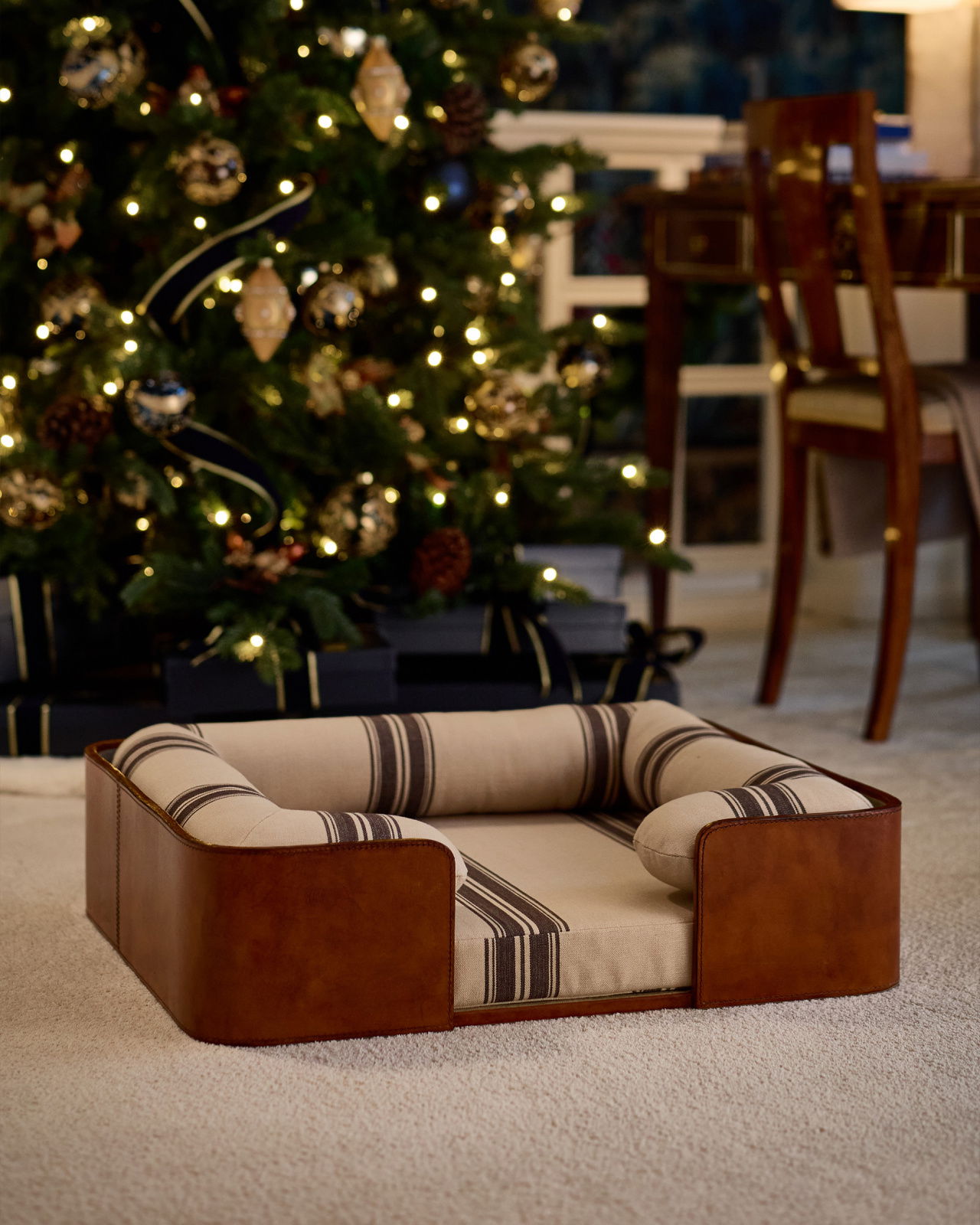 Kensington Hondenbed Boathouse Ticking