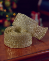Rosie gold fabric ribbon 4.5 m