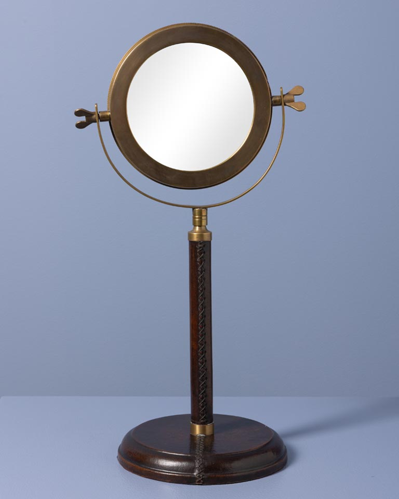 Oswald Brass Tabletop Mirror