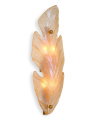 Grandeur vegglampe champagnefarget glass