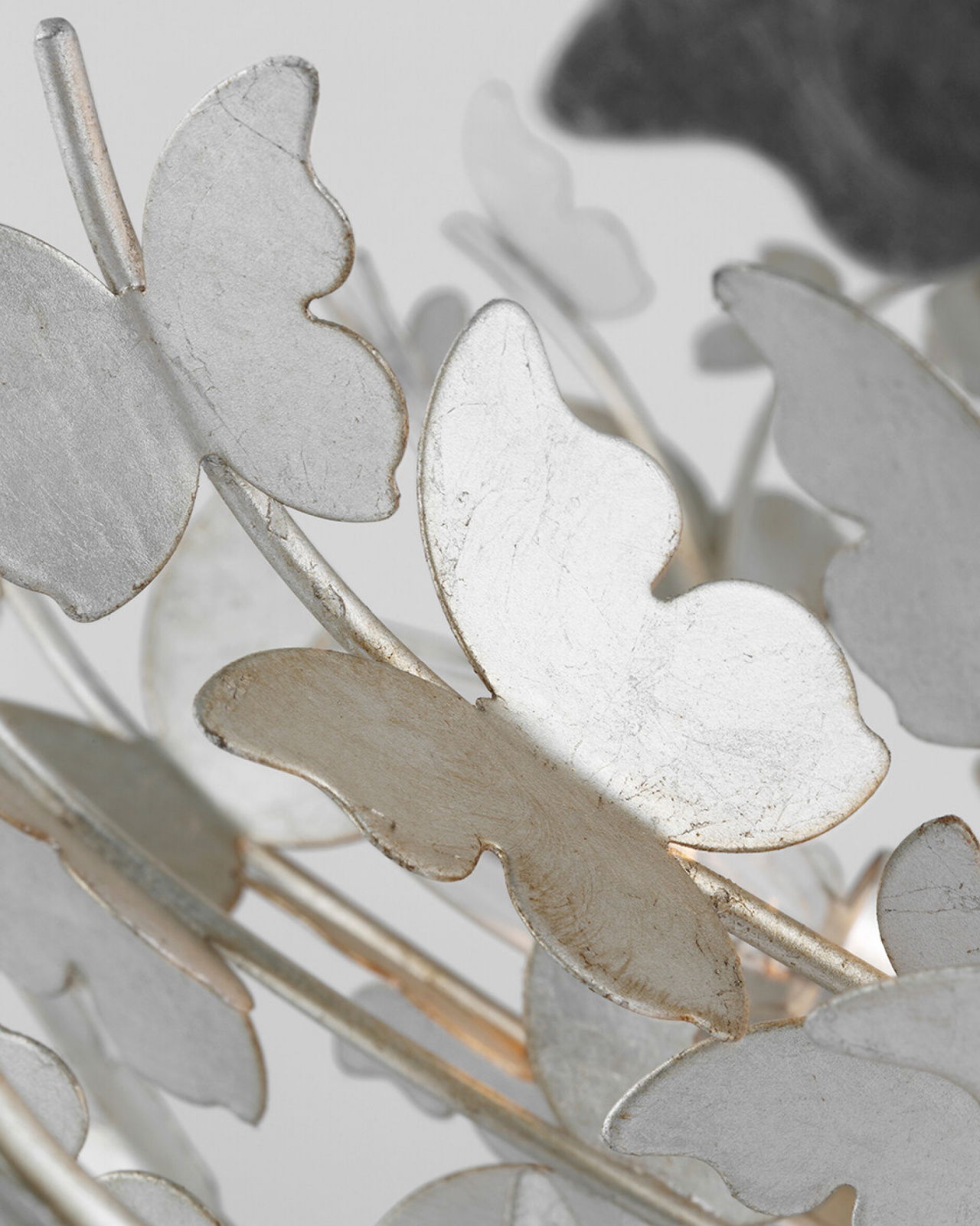 Farfalle plafond silver