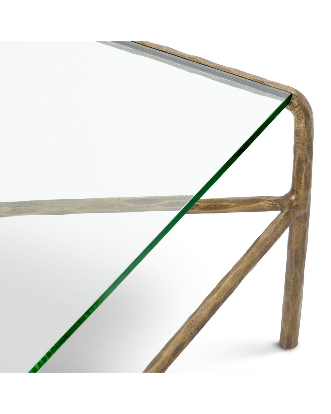 Xandria-sohvapöytä antiikkimessinki