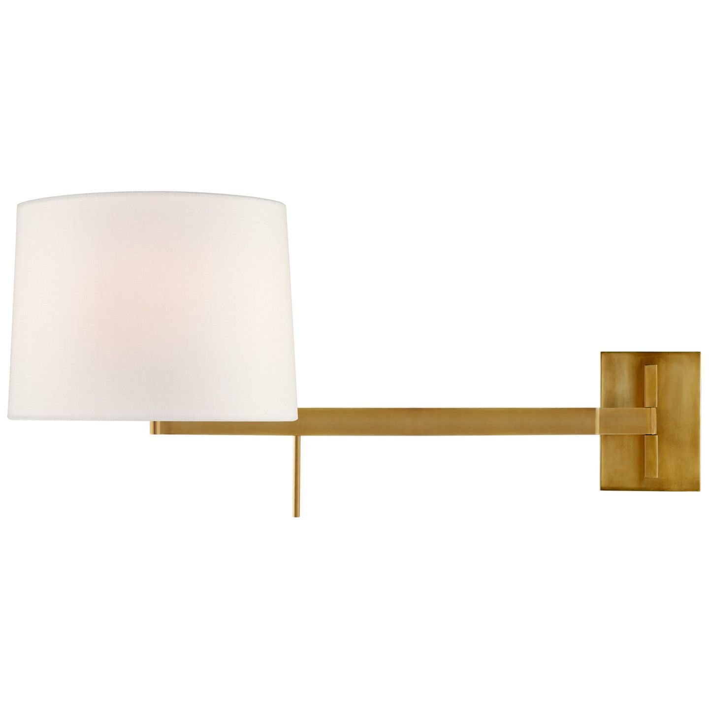 Sweep Medium Right Articulating Sconce Soft Brass