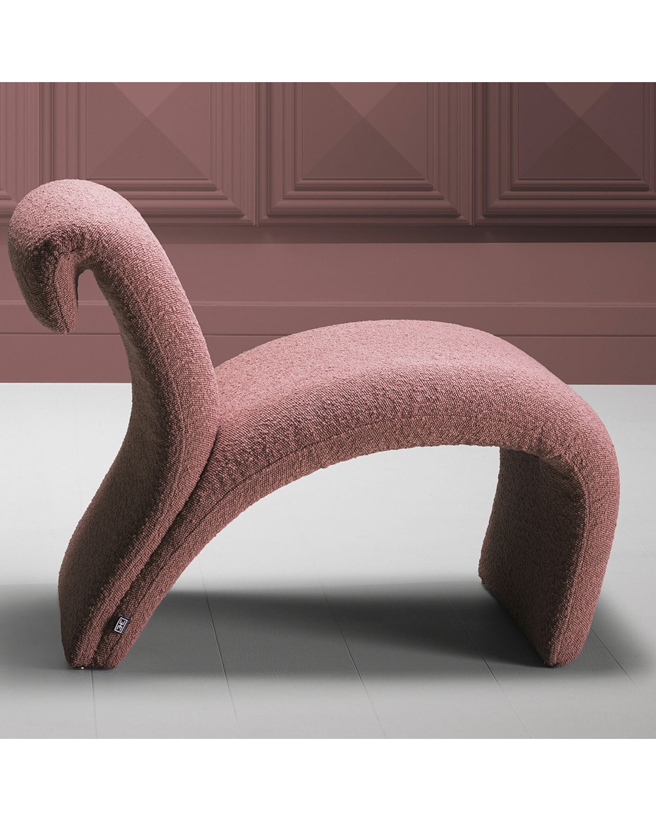 Vignola Chair Bouclé Rose