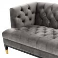 Castelle sofa roche porpiose grey velvet