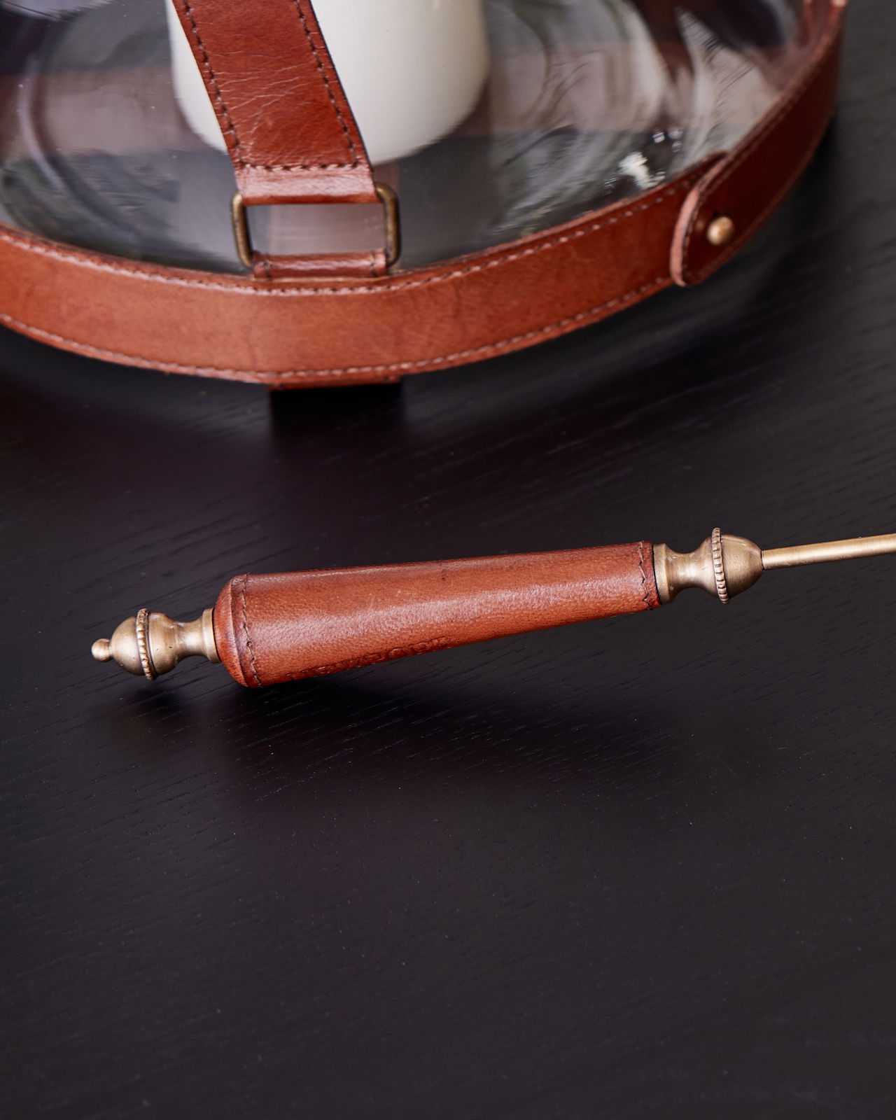 Kensington-kynttilänsammutin, nahka/metalli