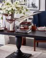King's Desk dining table, black