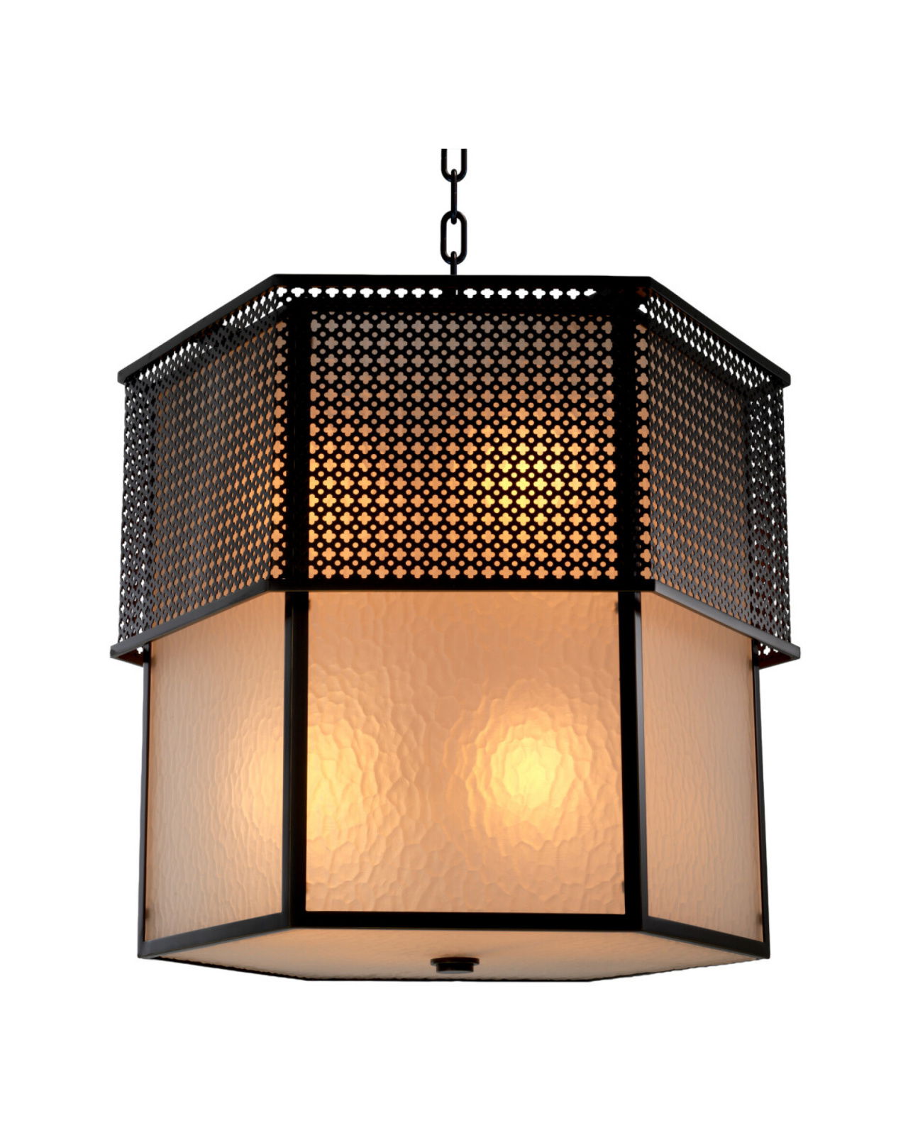 Minerva kroonluchter brons