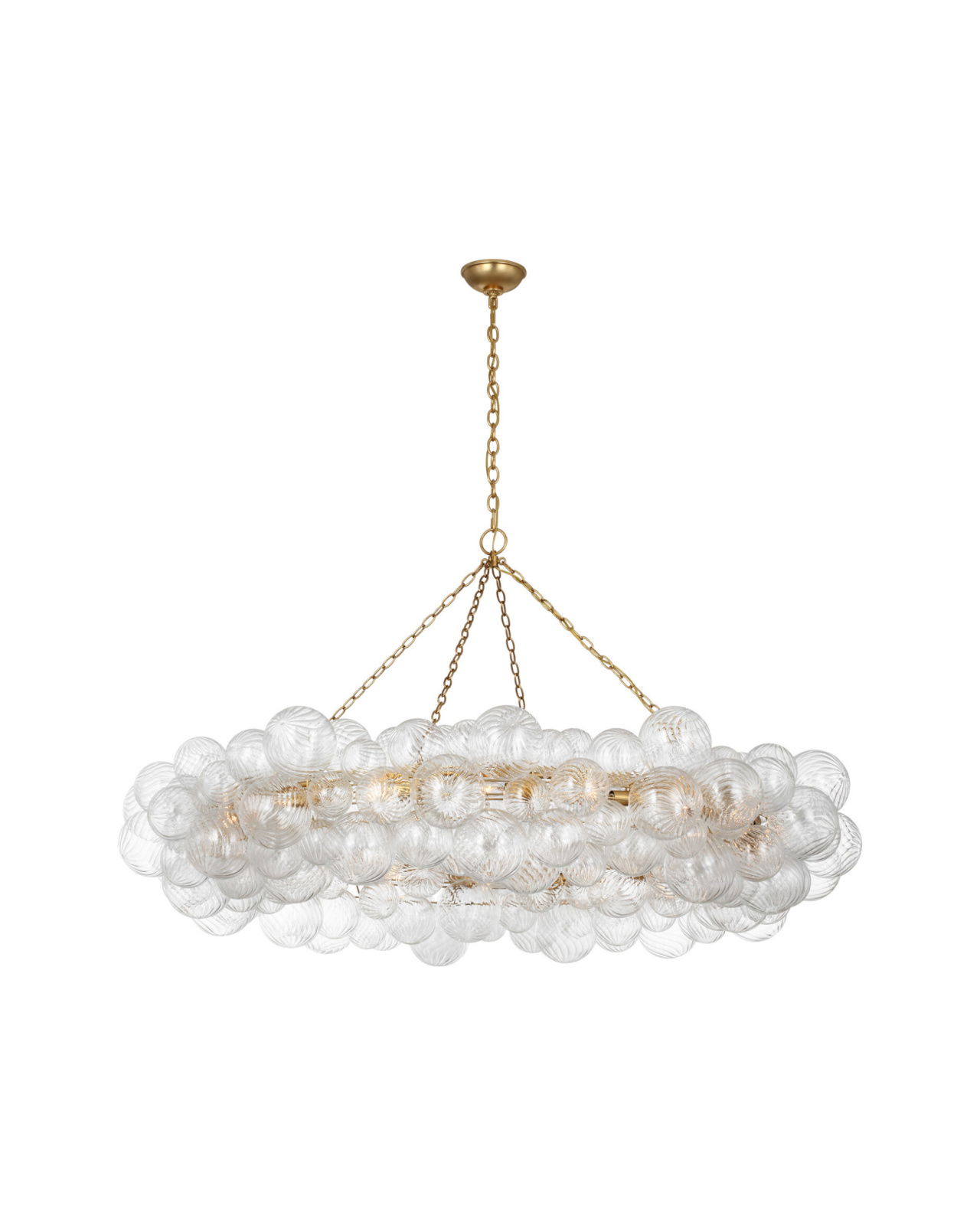 Talia 63" Ring Chandelier Gild