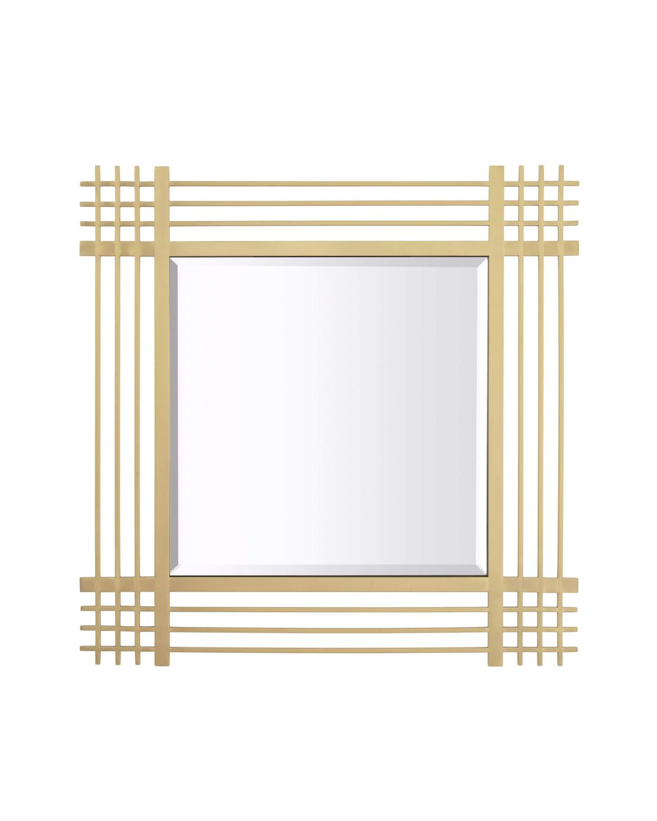 Pierce Mirror Brushed Brass