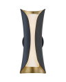 Josie vegglampe svart/gull