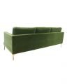 Bonham soffa 3-sits amazon green/mässing