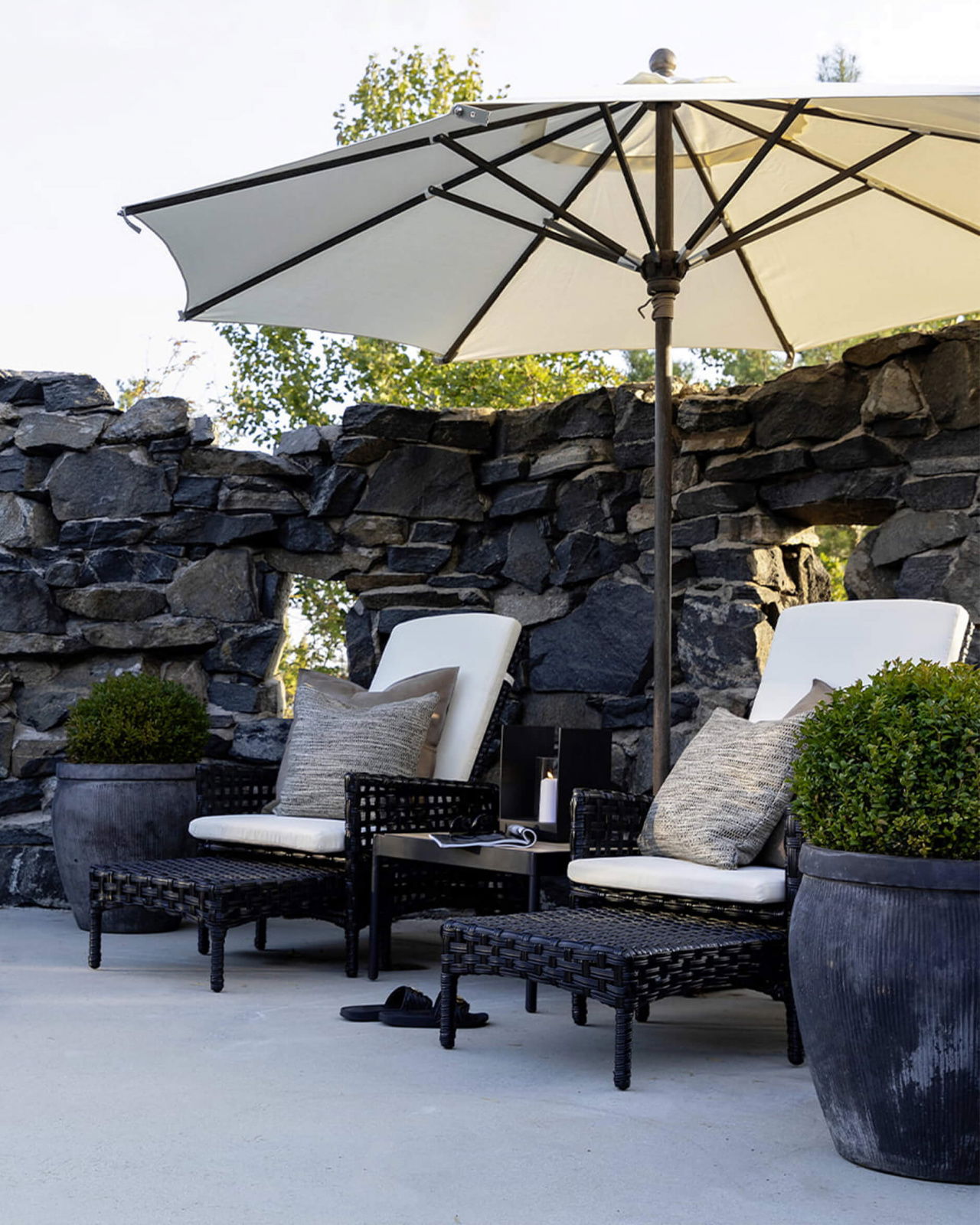 Tampa classic solsäng svart